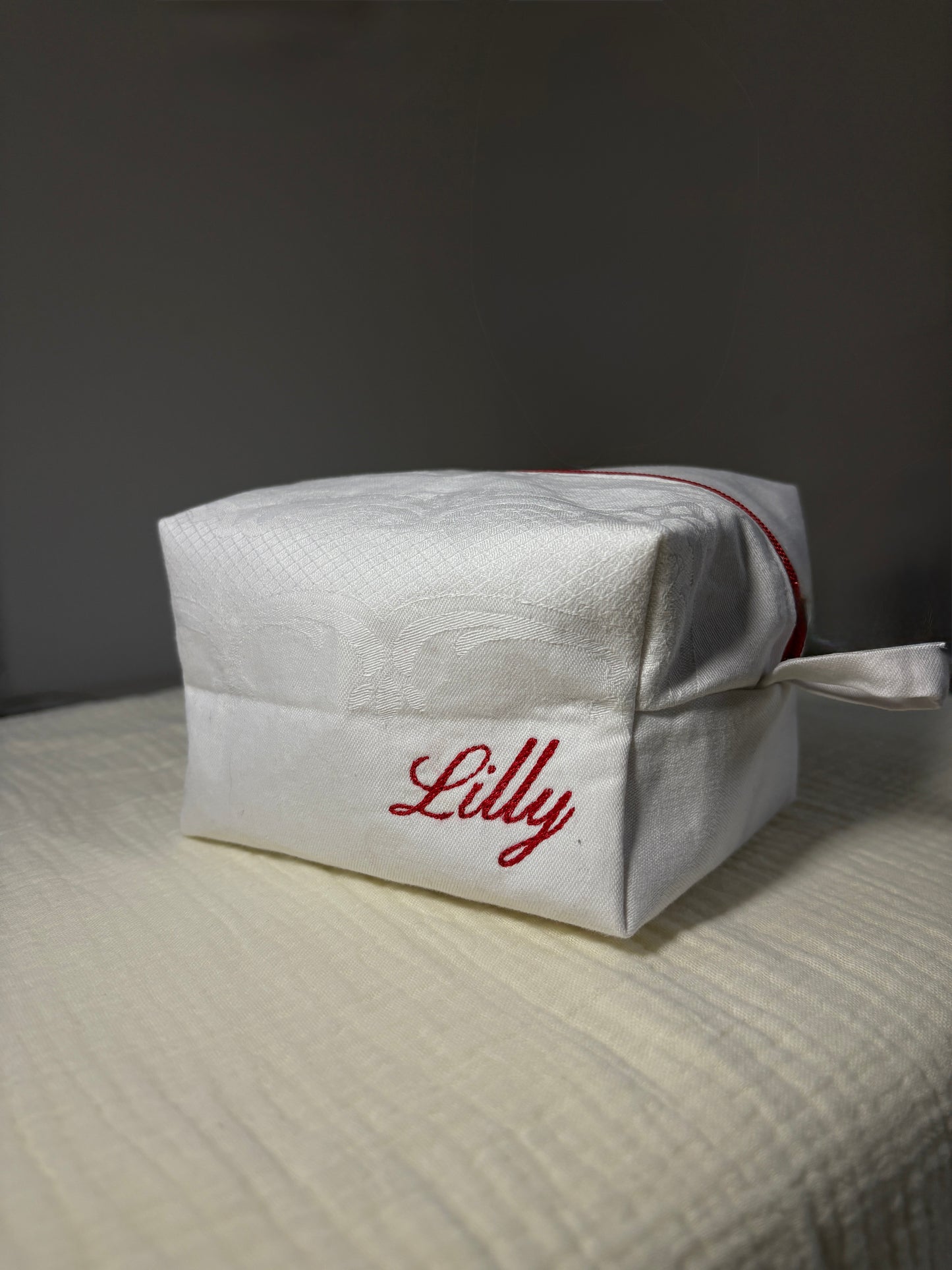 Vintage Tablecloth Makeup Bag